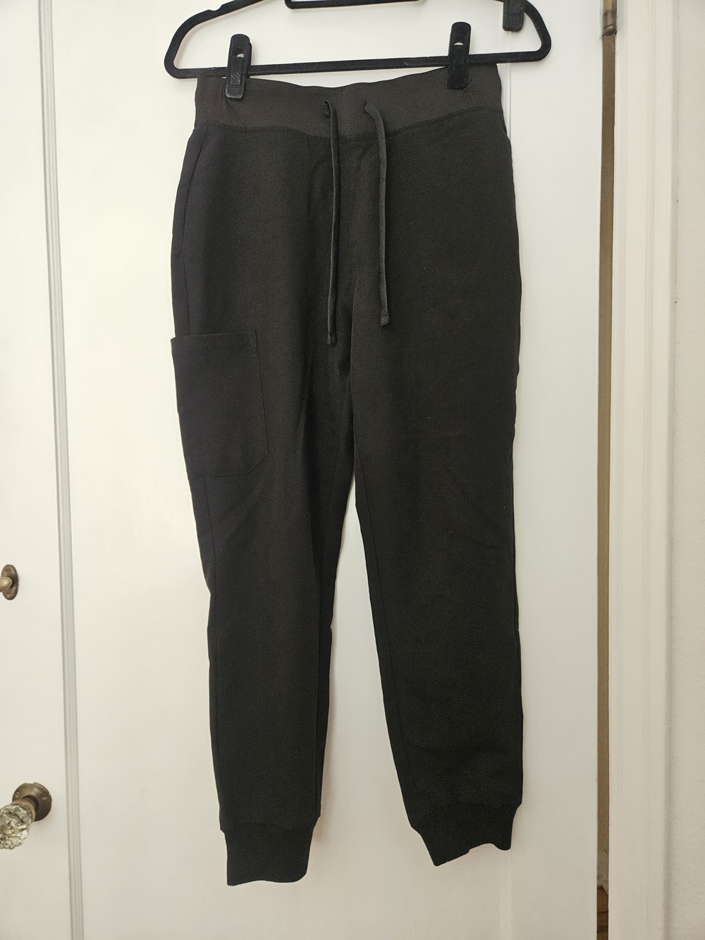 Mandala women's black high waisted joggers